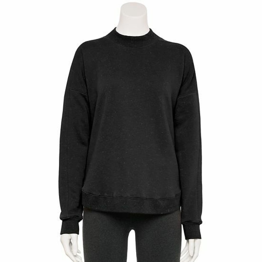 Women's Tek Gear® Ultrasoft Fleece Sweatshirt, Size: XL, Black - Yahoo  Shopping