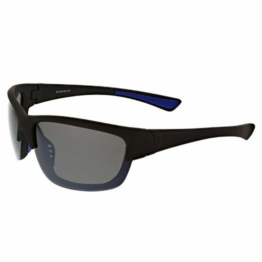 Men'S Tek Gear Black Framed Comfort Fit Polarized Wrap-Around Sunglasses  Online